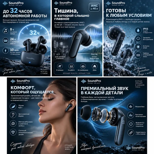 Пример результата: Дизайн детальных изображений для Amazon A+ (GPT Image 2)