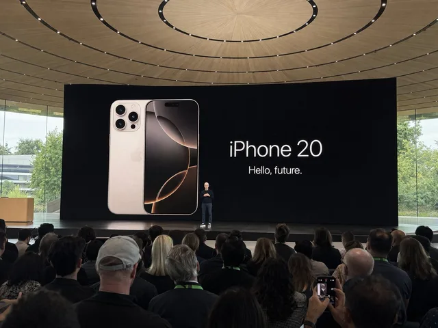 Пример результата: Apple Park: Кук презентует iPhone 20