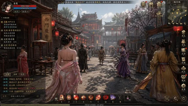 Пример результата: Скриншот ARPG MMO по Цзинь Пин Мэй