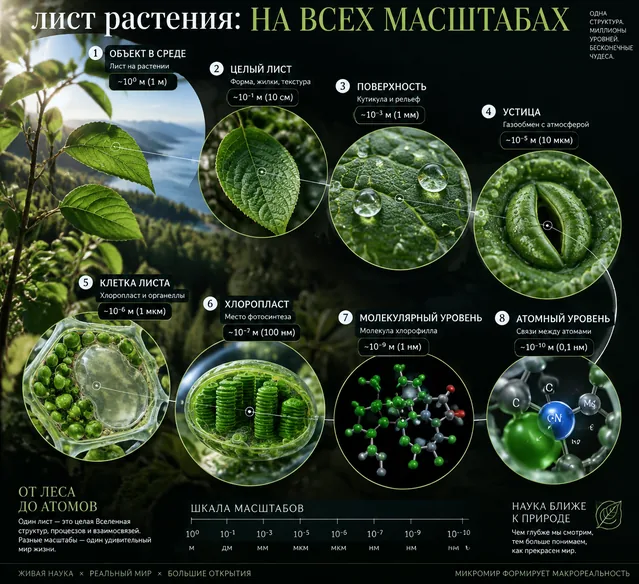 Пример результата: Научная инфографика с зумом объекта (GPT Image 2)