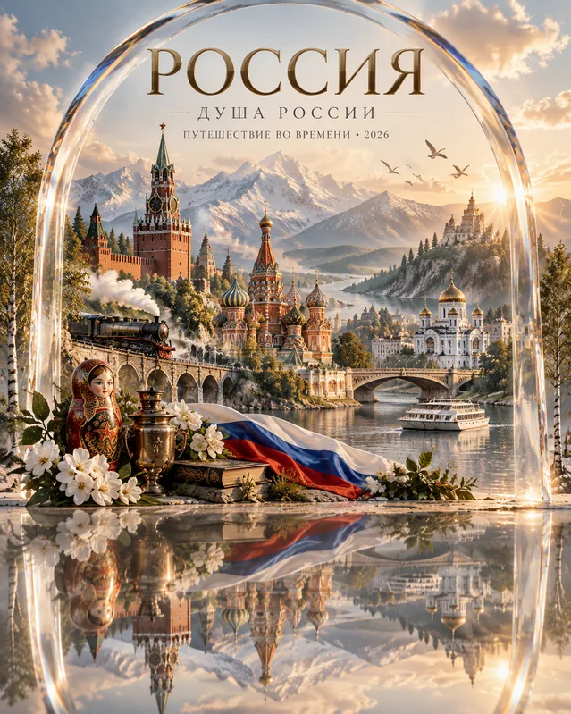 Пример результата: Роскошный туристический арт-постер в стеклянной витрине (GPT Image 2)