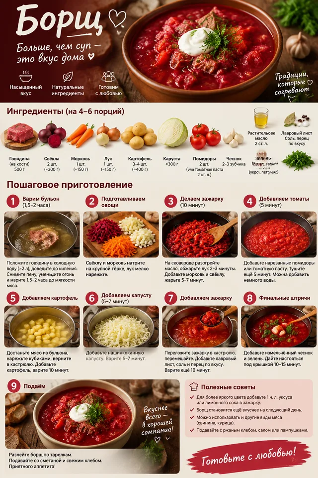Пример результата: Блок-схема приготовления блюда (GPT Image 2)