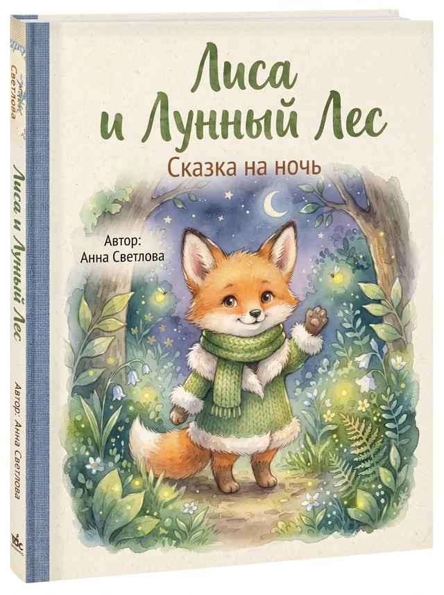 Пример результата: Акварельная обложка детской книги (Nano Banana Pro)