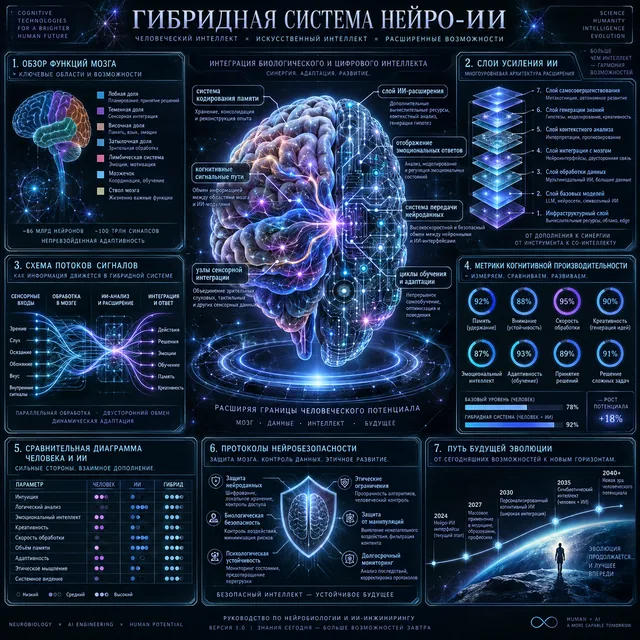Пример результата: Нейро-ИИ гибридная система инфографика (GPT Image 2)