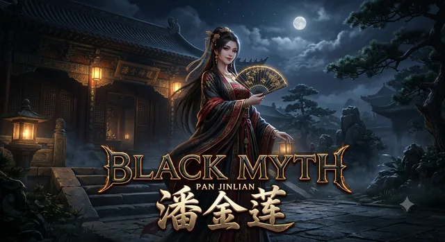Пример результата: Создай вступительный экран для игры Black Myth: Pan Jinlian (Nano Banana Pro)