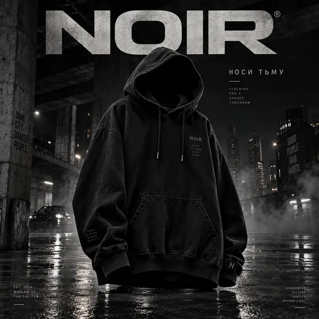 Пример результата: Кампания NOIR для уличной одежды (GPT Image 2)