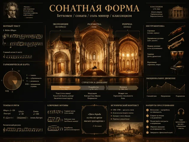 Пример результата: Архитектурный постер музыкальной теории (GPT Image 2)
