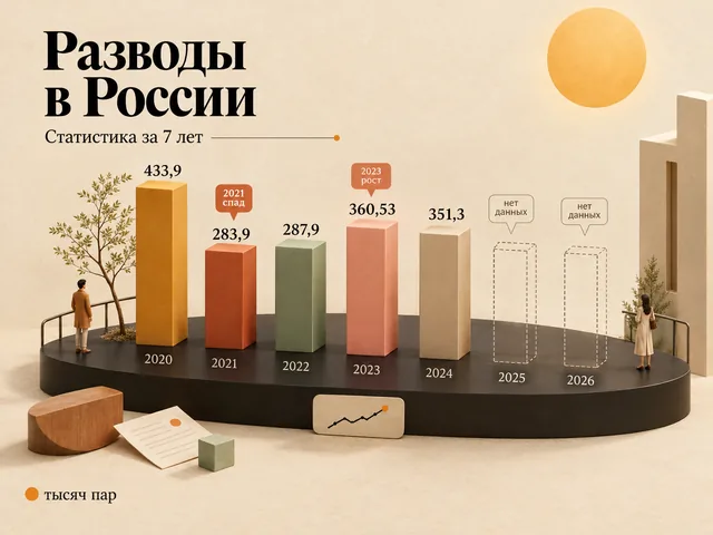 Пример результата: Плакат с 3D-диаграммой разводов в России (GPT Image 2)