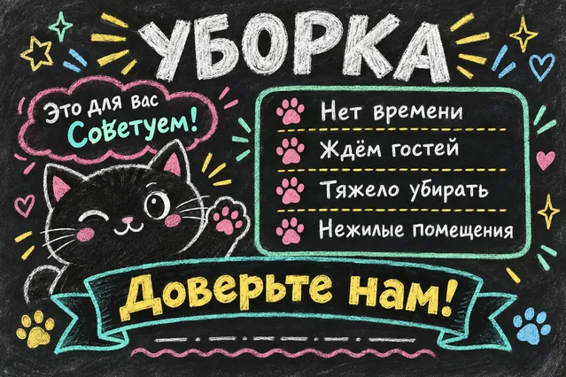 Пример результата: Вывеска мелом на школьной доске для объявления об услуге (GPT Image 2)
