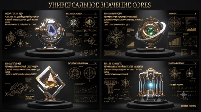 Пример результата: Технические артефакты космических миссий