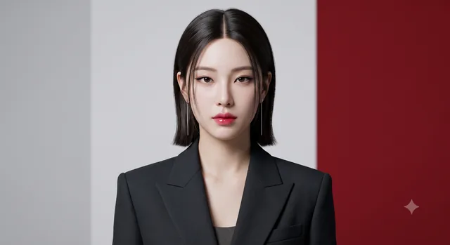 Пример результата: Портрет в стиле Vogue Korea