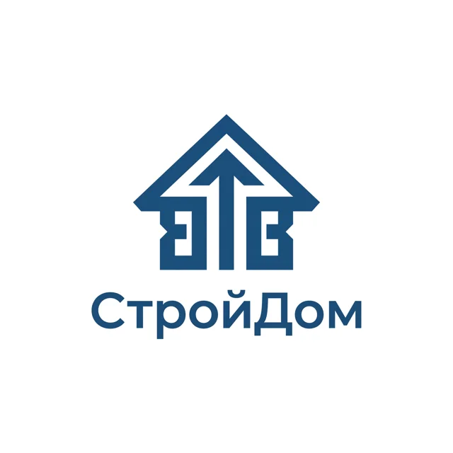Логотип строительной компании «СтройДом», стиль: Абстрактный