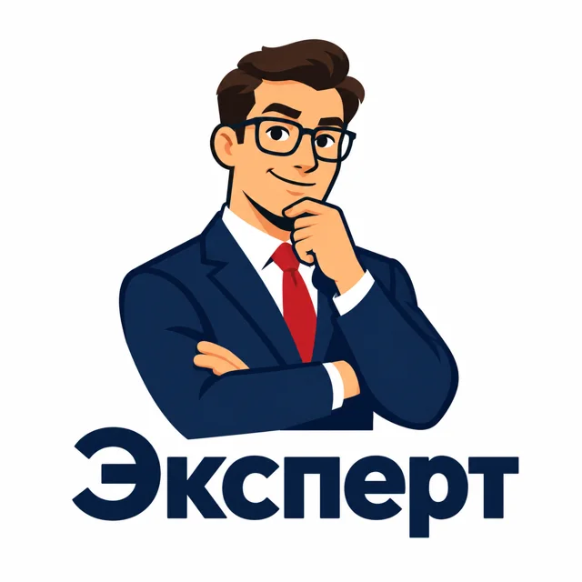 Логотип консалтинга «Эксперт», стиль: Маскот