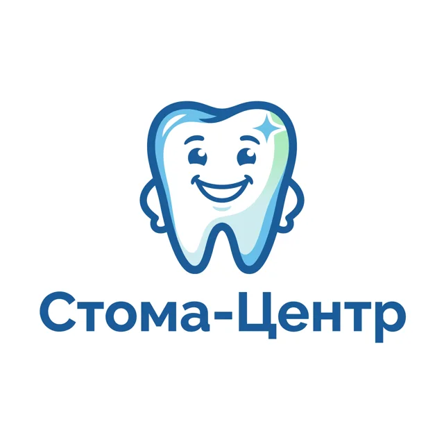 Логотип стоматологии «Стома-Центр», стиль: Маскот