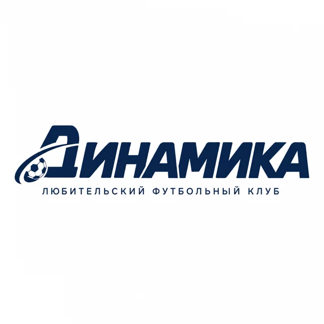 Логотип футбольного клуба «Динамика», стиль: Шрифтовой