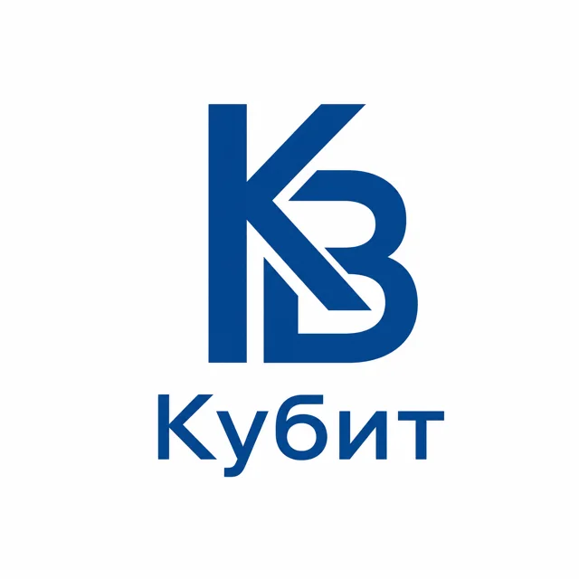 Логотип IT-стартапа «Кубит», стиль: Монограмма