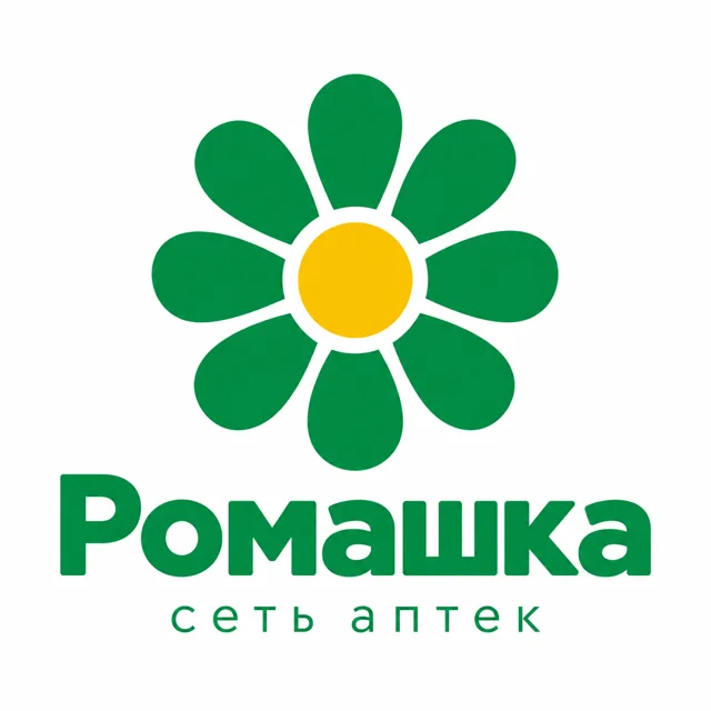 Логотип аптеки «Ромашка», стиль: Абстрактный