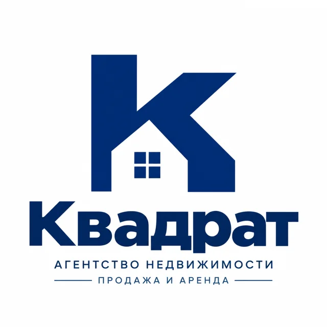 Логотип агентства недвижимости «Квадрат», стиль: Абстрактный