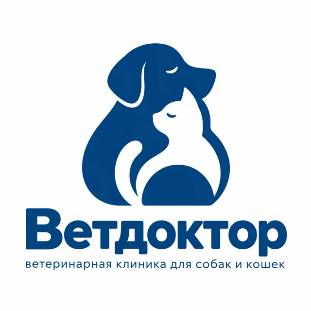 Логотип ветеринарной клиники «Ветдоктор», стиль: Абстрактный